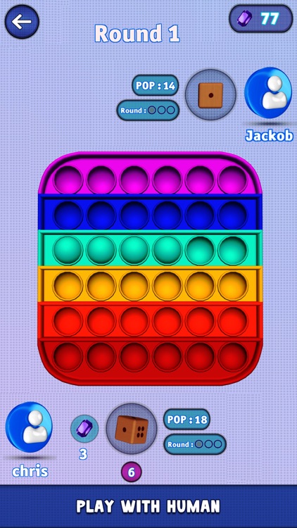 Pop It Dice Challenge 3D