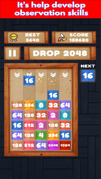 Drop 2048 - Merge Block Puzzle screenshot-5