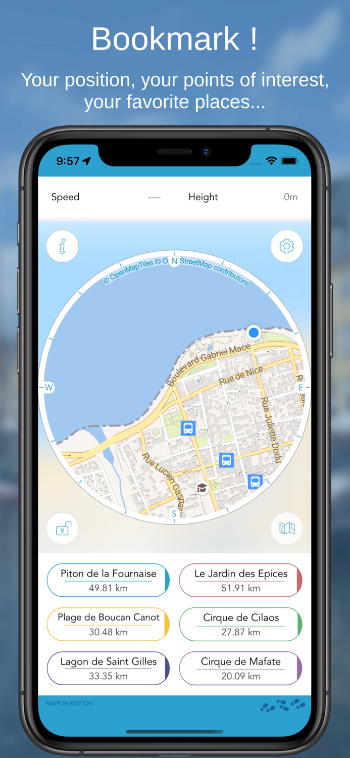 La Réunion OffLine Map