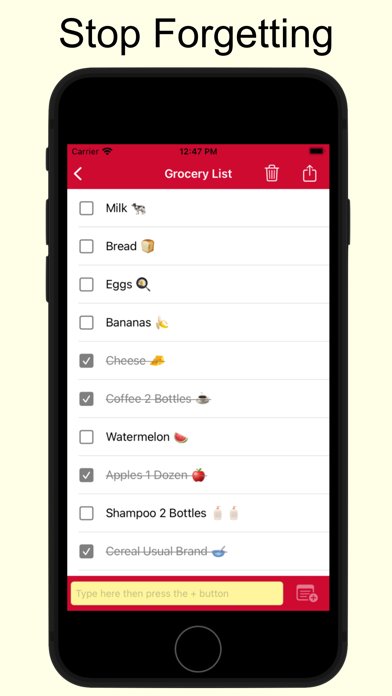 Shopping List - Simple & Easy Screenshot