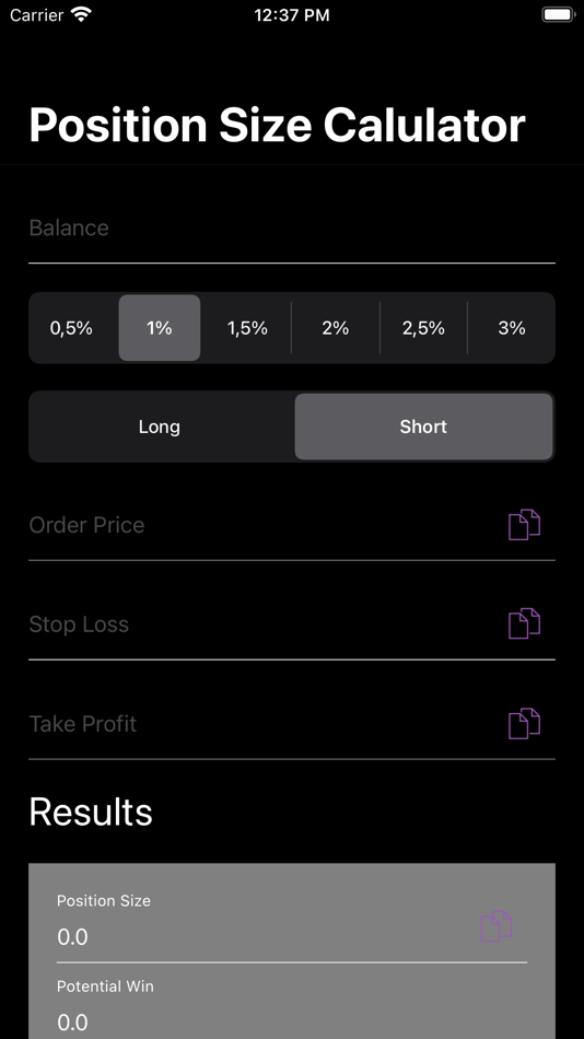 #2. Position Size Calculator+ (iOS) Podle: Robin van Eck van der Sluijs