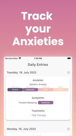 Game screenshot Anxiety Tracker゜ mod apk