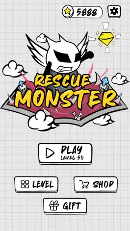 Game screenshot Rescue Monster - Rope Puzzle mod apk