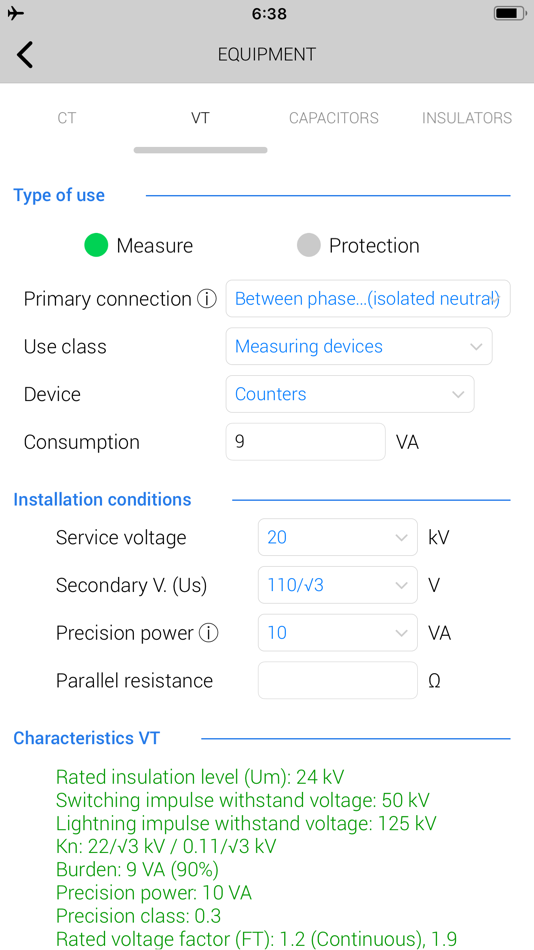 #6. Medium Voltage Calculations (iOS) 게시자: Angel Martinez