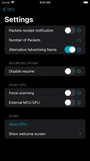 nrf device firmware update iphone screenshot 2