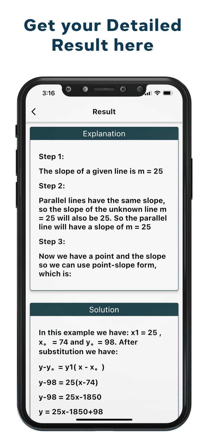 Parallel Line Calculator