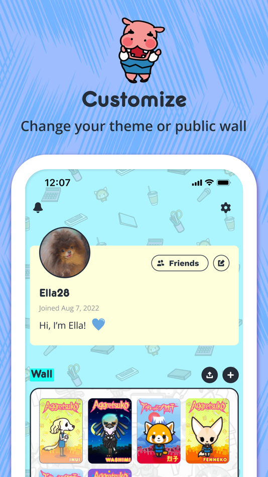 #6. Aggretsuko Tibles (iOS) Podle: Tibles Inc.