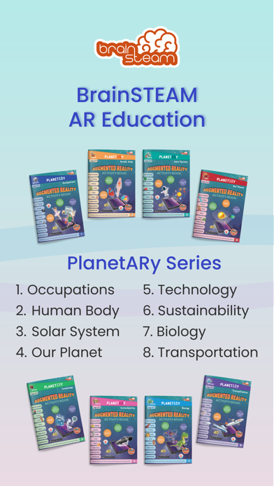 BrainSTEAM AR Education Screenshot