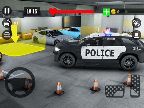 Police Car Parking Real Carのおすすめ画像6
