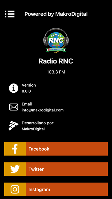 Radio RNC Screenshot