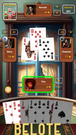 Game screenshot Belote DLY hack