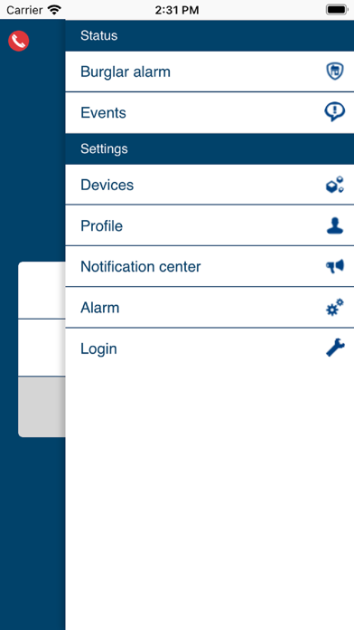 IP Alarm Screenshot