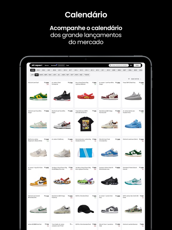 Droper - Fashion & Sneakers iPad screenshot 5 - Shopping app