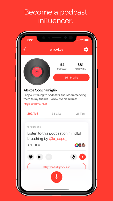 Screenshot #3 pour Tellme Podcast