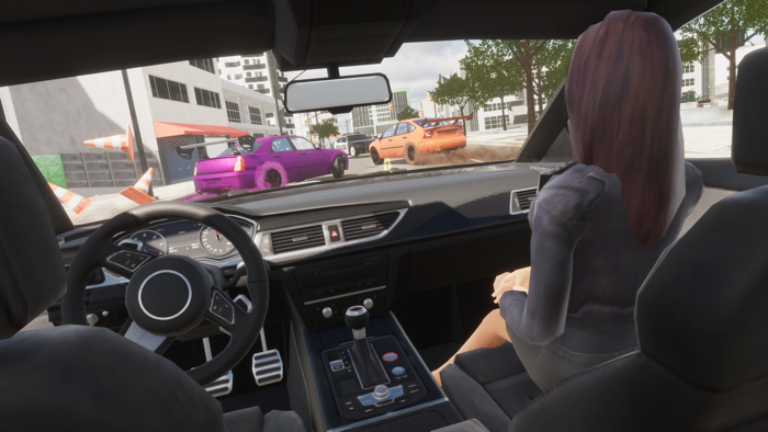 Burnout Race Car Drift Drive