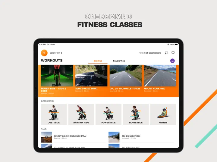 Capture d'écran de Basic-Fit Home sur iPhone 1