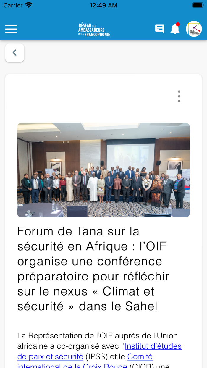 Ambassadeur de la Francophonie