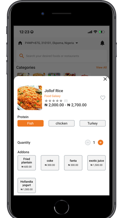 Food Galaxy Screenshot