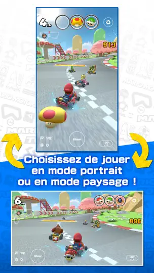 Capture d'écran de Mario Kart Tour sur iPhone 5