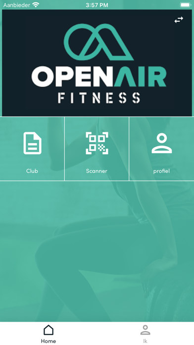De OpenAir Fitness app Screenshot