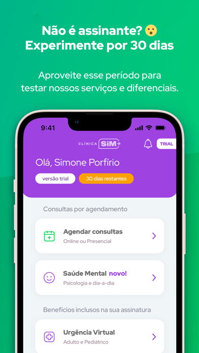 Clínica SiM+ Screenshot