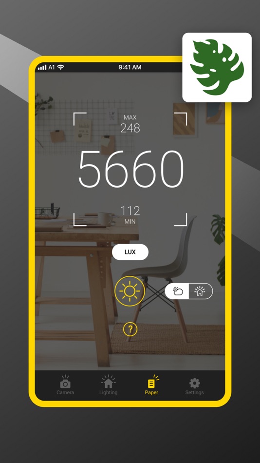 #4. Lux Light Meter for Mobile (iOS) Podle: WeBrain