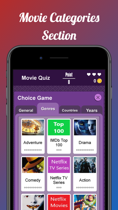 Movie Quiz & Watchlist Screenshot