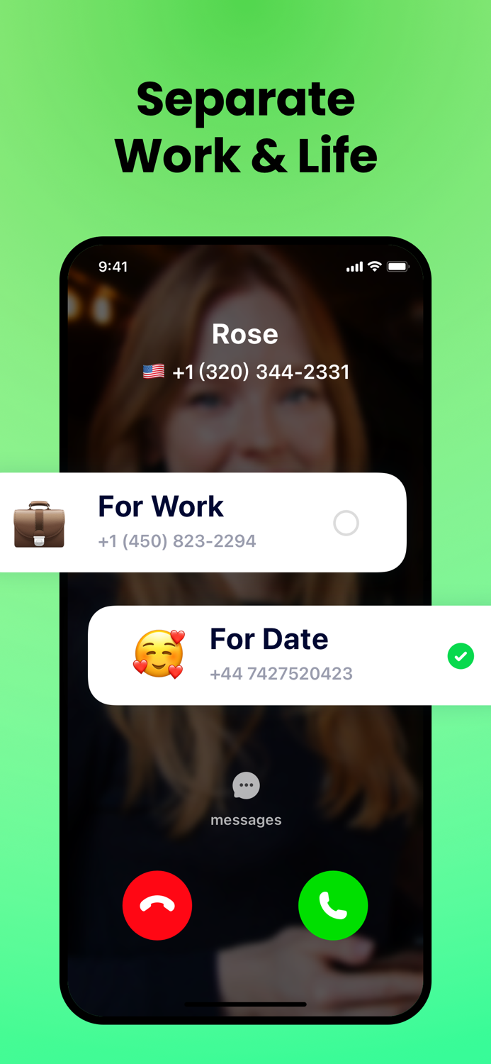Second Phone Number - JusTalk