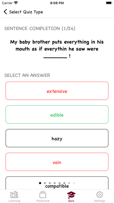 ISEE & SSAT Vocabulary Screenshot