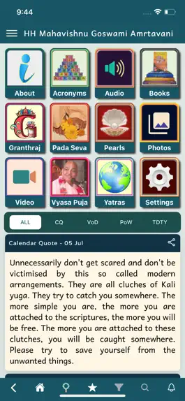 Game screenshot Mahavishnu Goswami Amrtavani mod apk