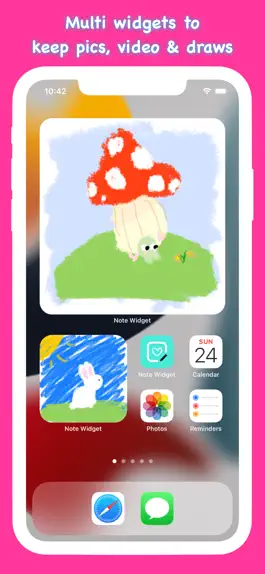 Game screenshot Note Widget - Love Drawing mod apk
