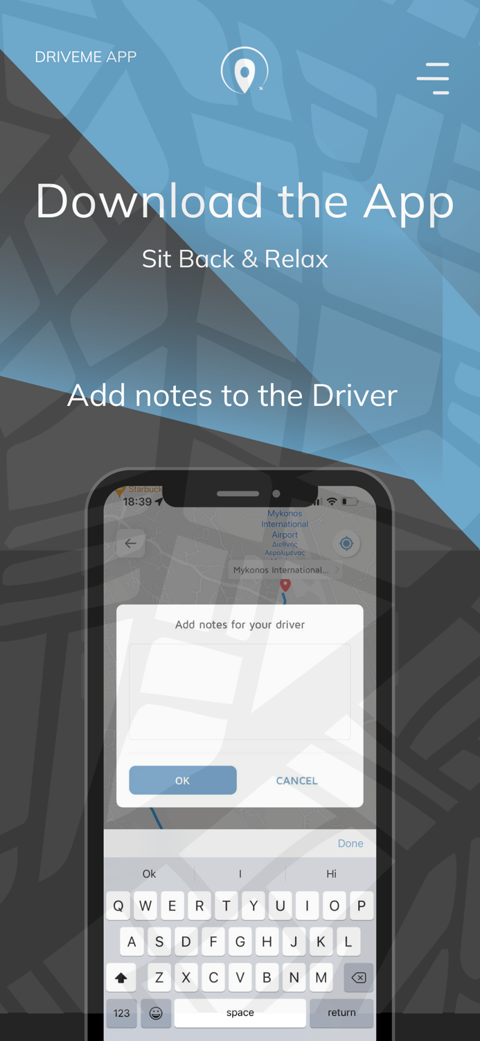 DriveMeApp Book a Ride