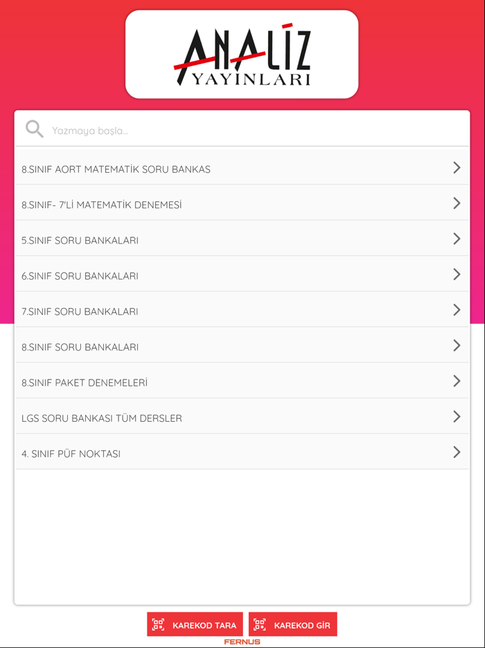 Analiz Video Çözüm