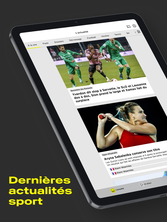 Screenshot #4 pour RTS Sport: Live et Actualité