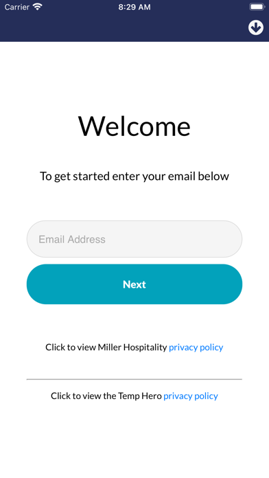 Miller Hospitality Screenshot