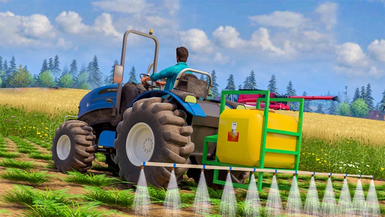 US Tractor Trolley Farming Sim screenshot-3