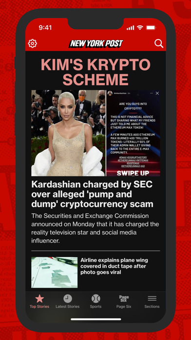 Screenshot #2 for New York Post for iPhone