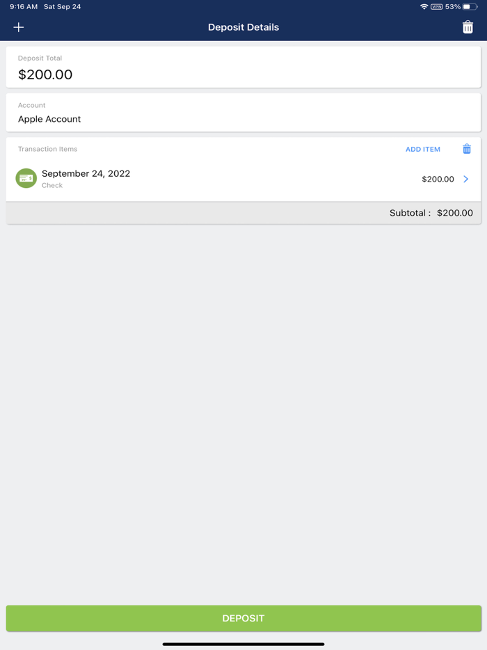 iATS Simply Deposit Mobile