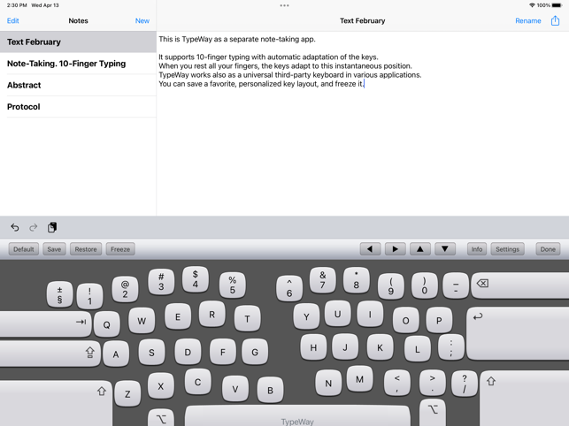 ‎TypeWay Screenshot