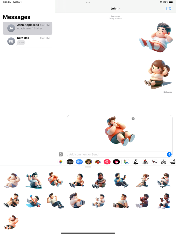 Screenshot #6 pour Sit Up Stickers