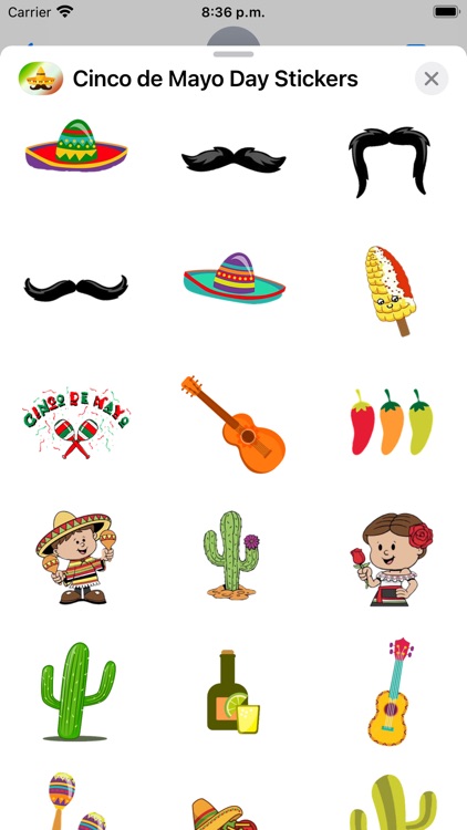 Cinco de Mayo Day Stickers