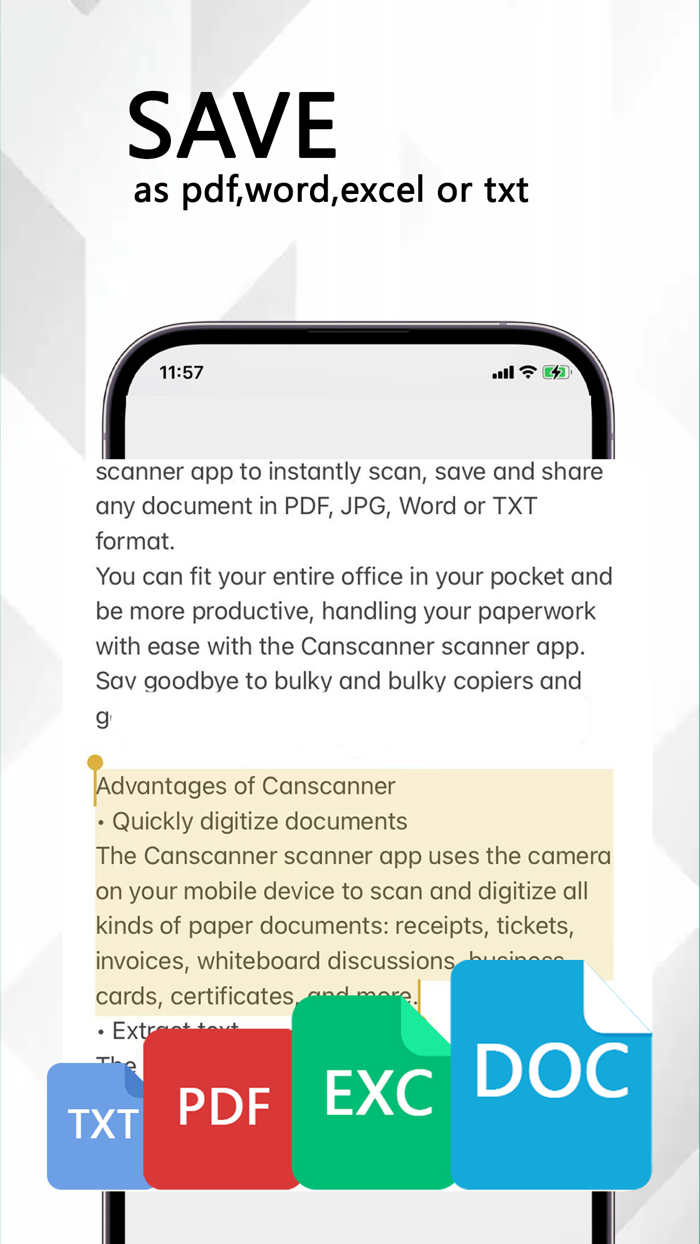 Scanner PDF OCR QR Code App