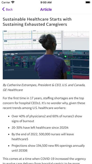 The Beat from GE HealthCare Screenshot