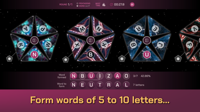 Tokegon - Words+Polygons Game Screenshot