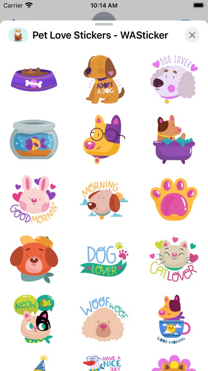 Pet Love Stickers - WASticker