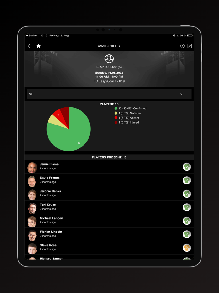 easy2coach Team Manager
