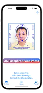 US Passport & Visa Photo screenshot #1 for iPhone