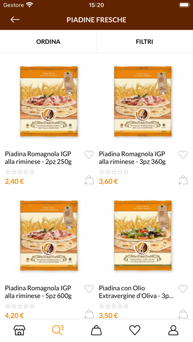 Riccione Piadina Shop Screenshot
