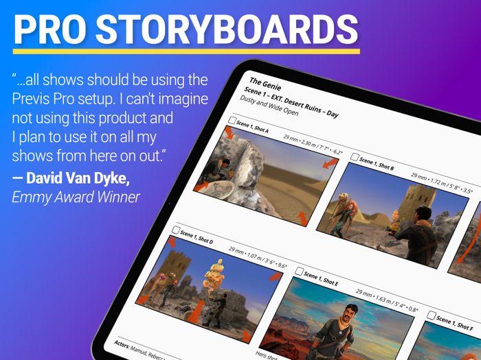 Previs Pro - Storyboard Fast