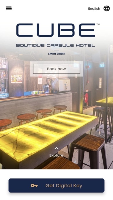 Cube Boutique Capsule Hotel Screenshot